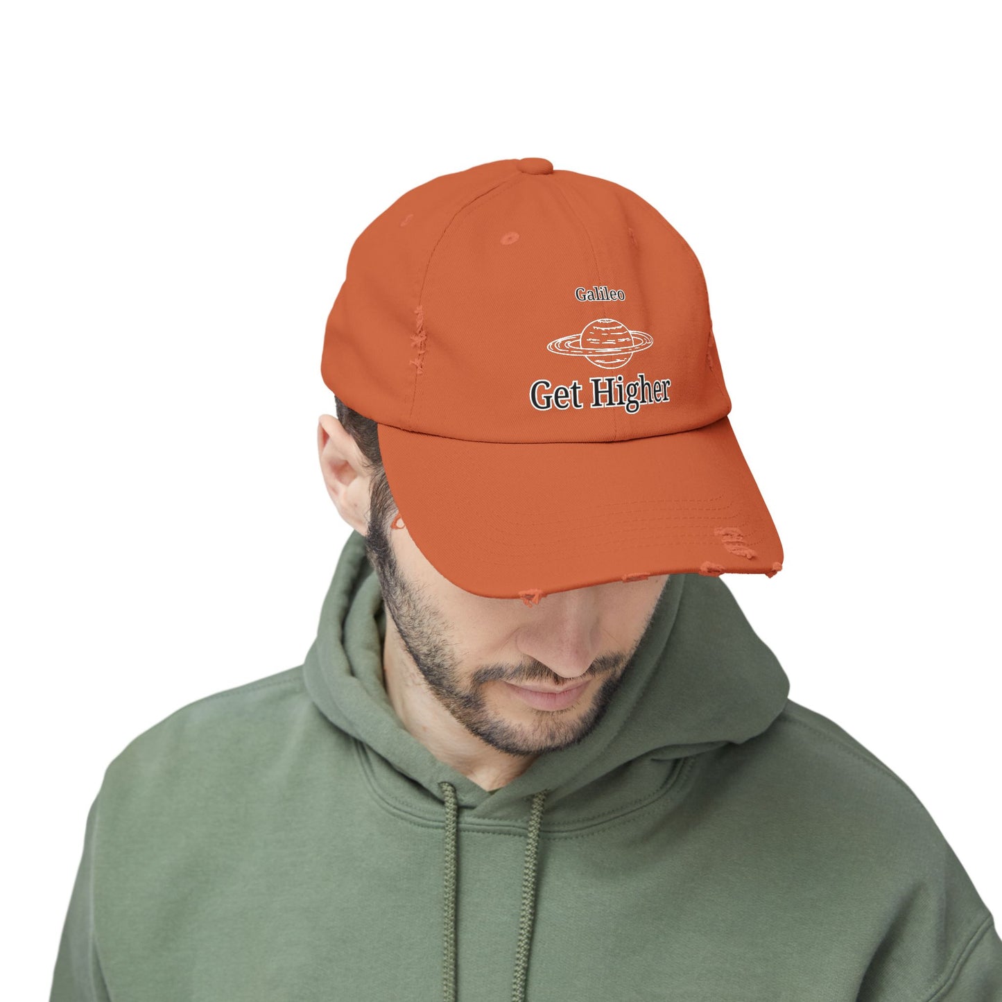 Low-Profile Distressed Cap.